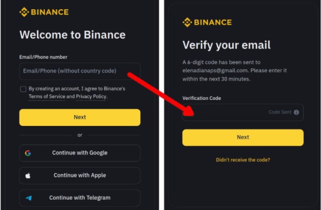 How to sign up for Binance