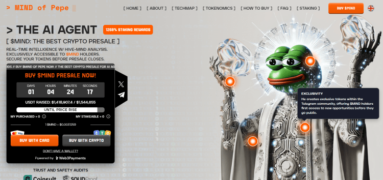 Mind Of Pepe crypto kopen vandaag? 