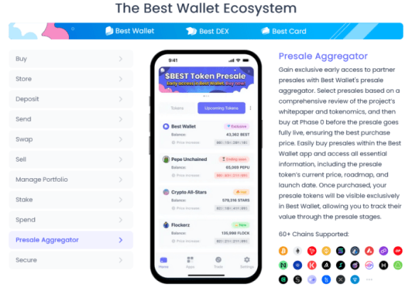 Best Wallet presale aggregator 