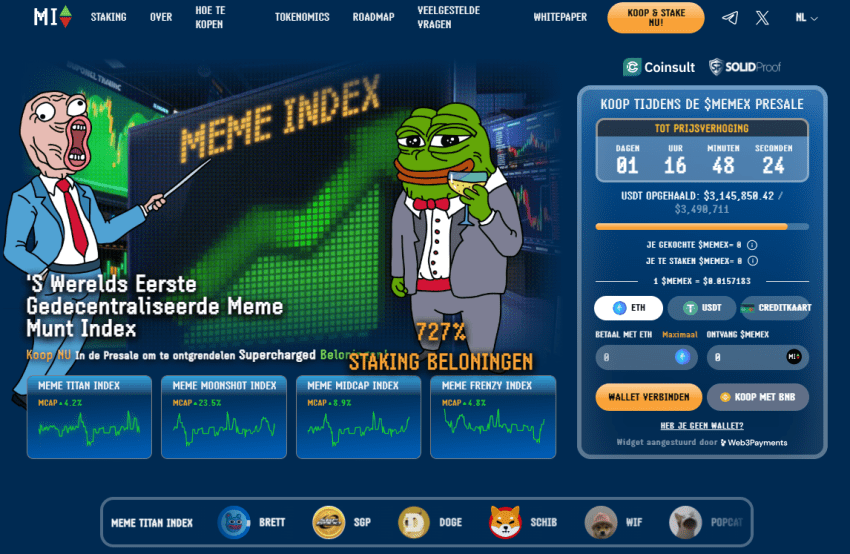 Meme Index $MEMEX presale