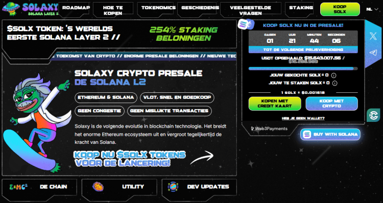 Solaxy presale