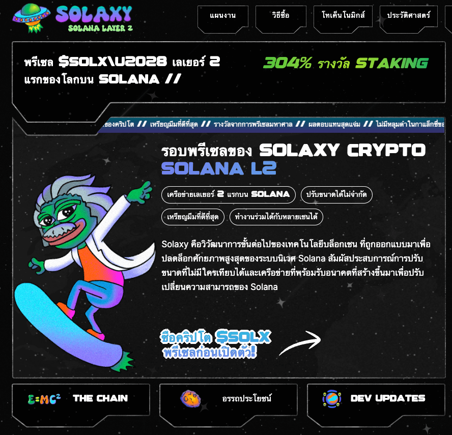 $SOLX ถูกจับตา หลัง $TRUMP และ $MELANIA แผ่ว