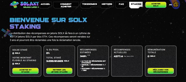 Staking solaxy