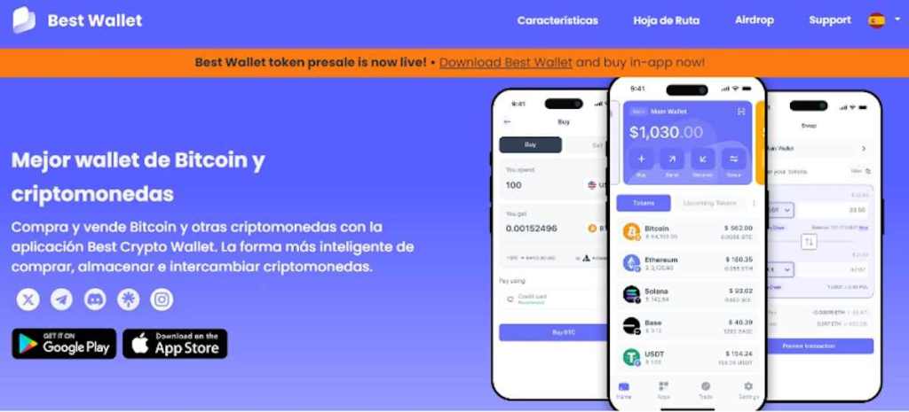 El mejor token para comprar: Best Wallet