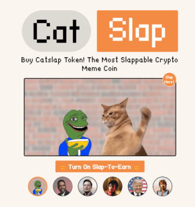 Catslap most slappable crypto memecoin