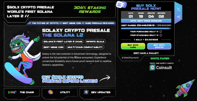 Solaxy presale