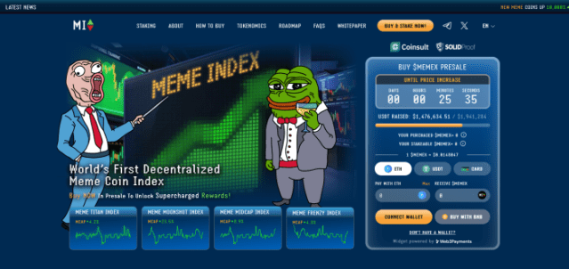 Meme Index presale