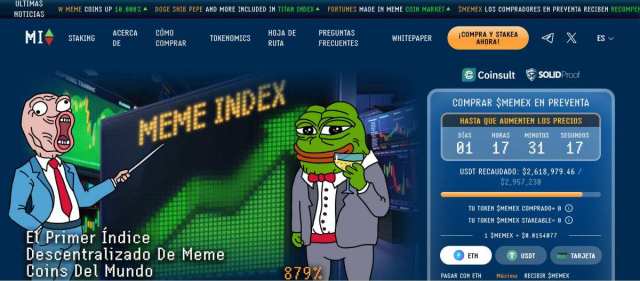 $MEMEX es el primer índice descentralizado de memecoins del mundo.