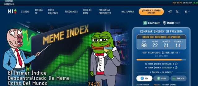 $MEMEX es el primer índice descentralizado de meme coins del mundo.