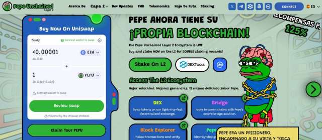 Pepe Unchained ya cuenta con su propia blockchain