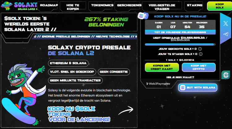 solaxy beste crypto presale investering