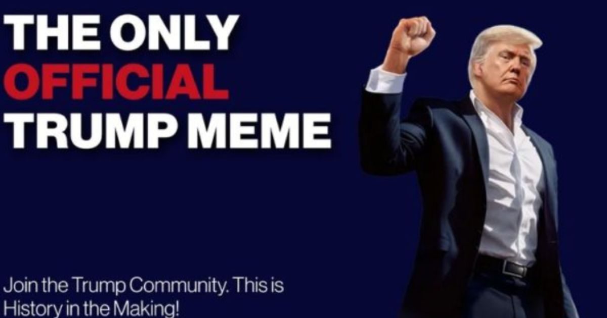 La nueva memecoin de Trump podría alcanzar una capitalización de mercado de 100 mil millones