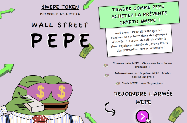 WEPE meilleure crypto à acheter