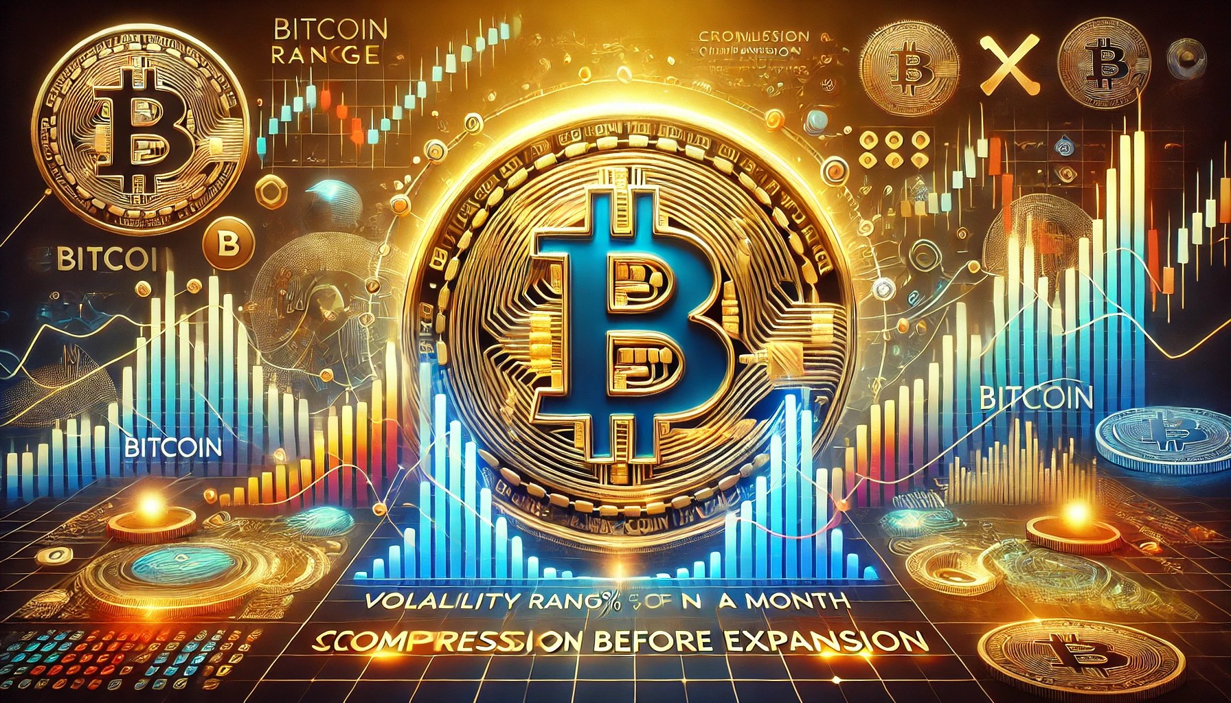 Bitcoin Volatility Range Drops 50% In A Month – Compression Before Expansion?