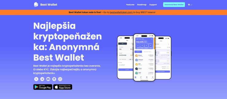 Best Wallet najlepšia kryptopeňaženka