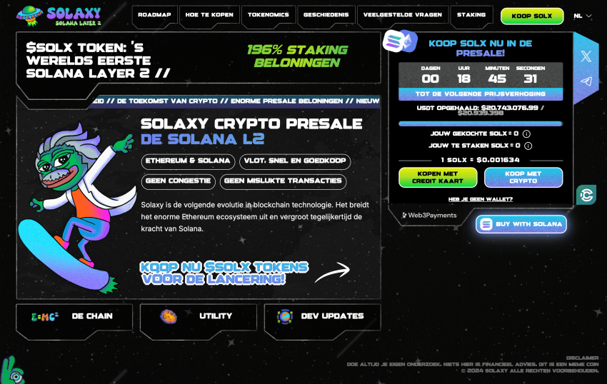 Solaxy (SOLX) presale