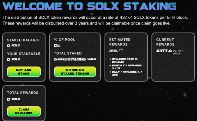 Solaxy presale