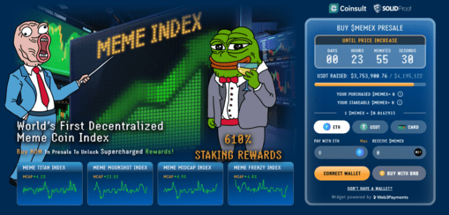 Meme index presale