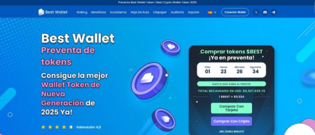 El token $BEST se puede adquirir en la preventa de Best Wallet.