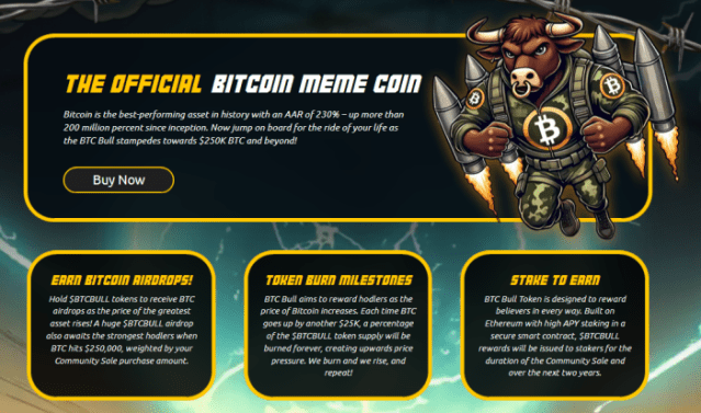 bitcoin bull meme coin