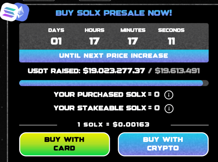 Buy $SOLX