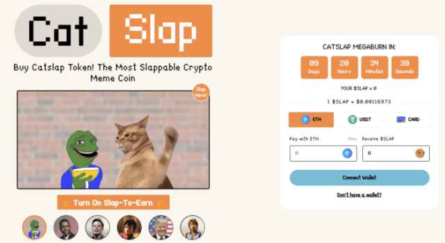 Catslap official presale website