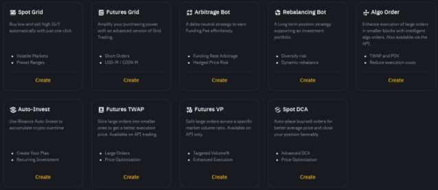 Binance trading bots