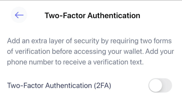 Best Wallet 2FA