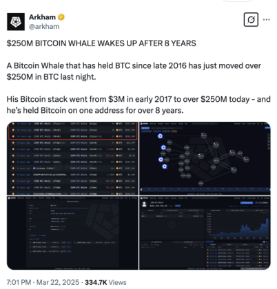 A whale has bought $250M in $BTC