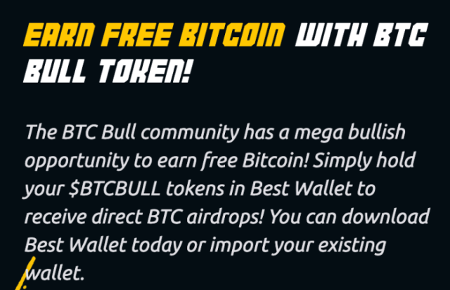 BTC Bull Token presale