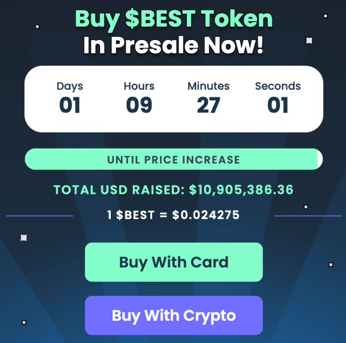 Buy Best Wallet Token